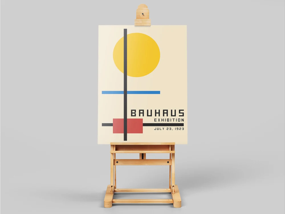 Bauhaus Постер лестницы Weimar 1923 выставочная печать Герберта Байера Художественная
