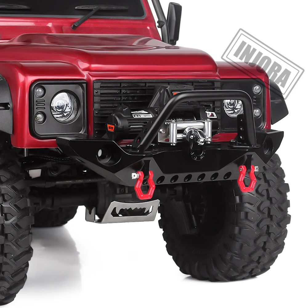 INJORA-Sistema de control remoto inal&aacute;mbrico para coche teledirigido, con cabrestante autom&aacute;tico de metal, 1:10, para Axial SCX10 90046, Traxxas TRX4, Redcat-2