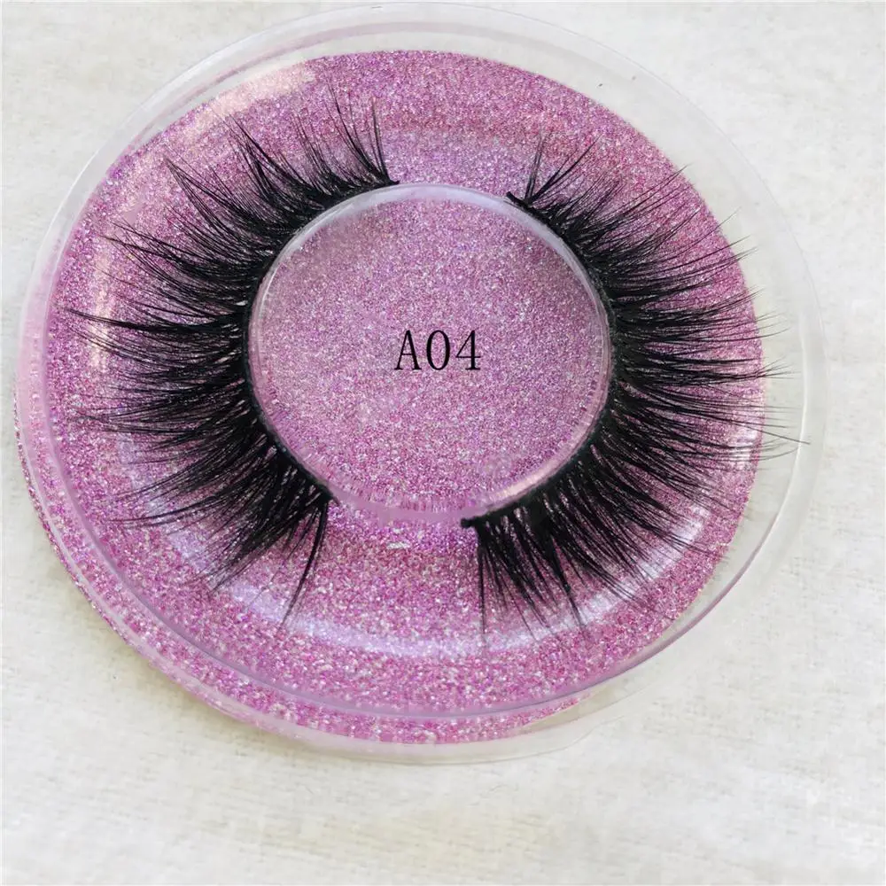 3D накладные полноразмерные ресницы Женская Фотосумка индивидуальный чехол для