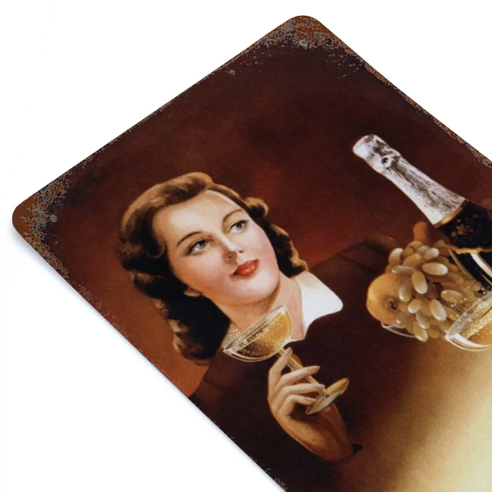 

Wine Soviet Vintage Printed Vintage Metal Poster Home Pub Bar Garage Wall Decoration Tin Sign Plaque Decor