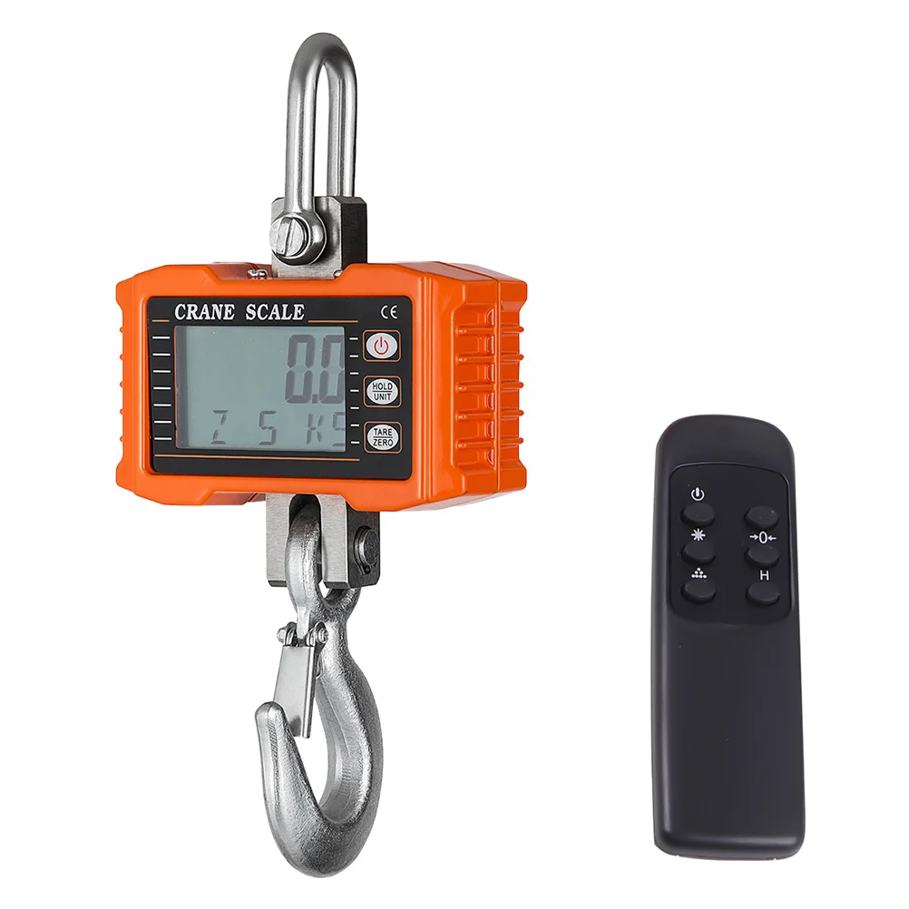 

1 Set 0.3T Wireless Crane Scale Lightweight Hook Scale Electronic Scale
