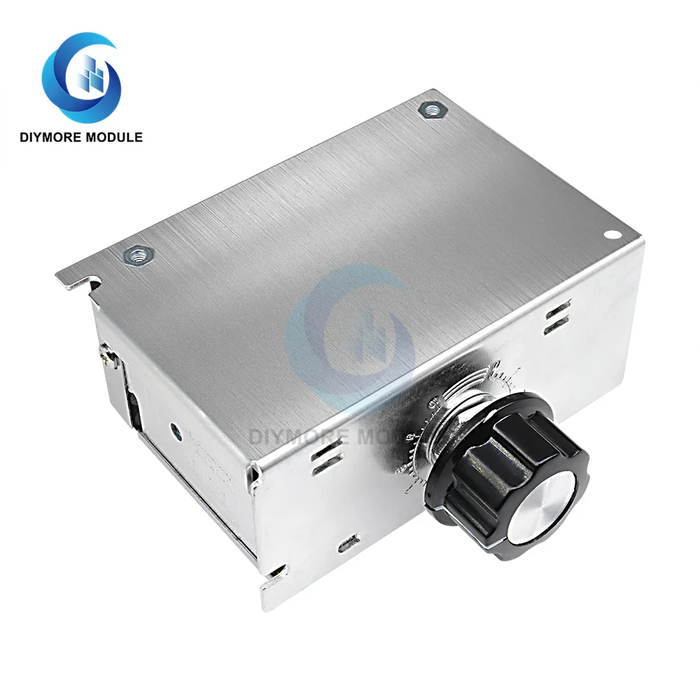 AC 220V 4000W SCR Voltage Regulator Dimmer Motor Speed Controller Module Electronic Governor Thermostat with Aluminum Case | Электронные