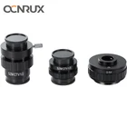 Адаптер для объектива SZM CTV 12 13 1X с C-образным креплением для тринокулярного микроскопа HDMI VGA USB видео промышленной камеры