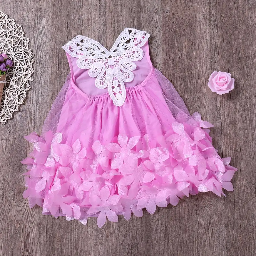 Одежда для маленьких девочек летнее платье пачка без рукавов малышей модное