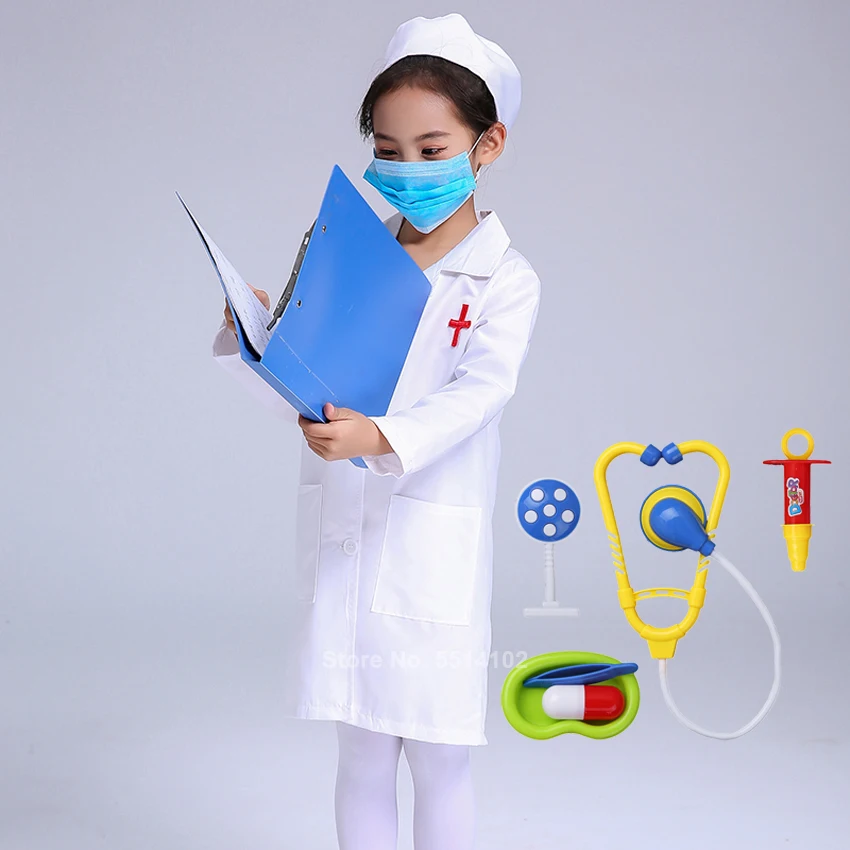 Детский карнавальный костюм белое пальто куртка платье с игрушками Детская