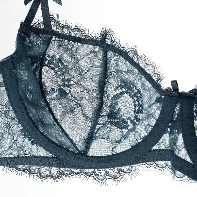 Нижнее белье с чашками ABCDE кружевной бюстгальтер вырезами и трусики пикантное