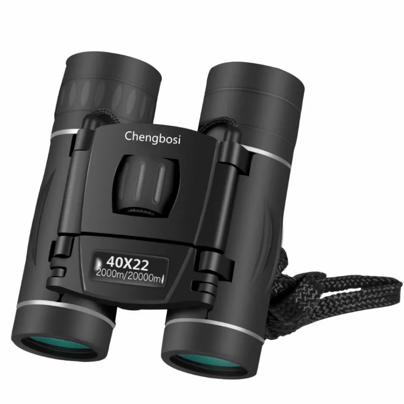 Водонепроницаемые полноразмерные бинокли 40X22 HD с зеленой пленкой водостойкие