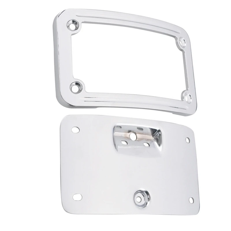 

Motorcycle License Plate Mounting Frame Kit for Softail Heritage Springer Classic FLSTSC 05-07
