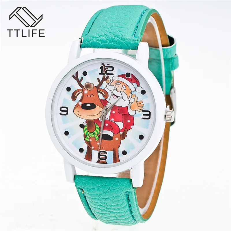 TTLIFE новые рождественские украшения с узором для пожилых людей кожаный ремешок