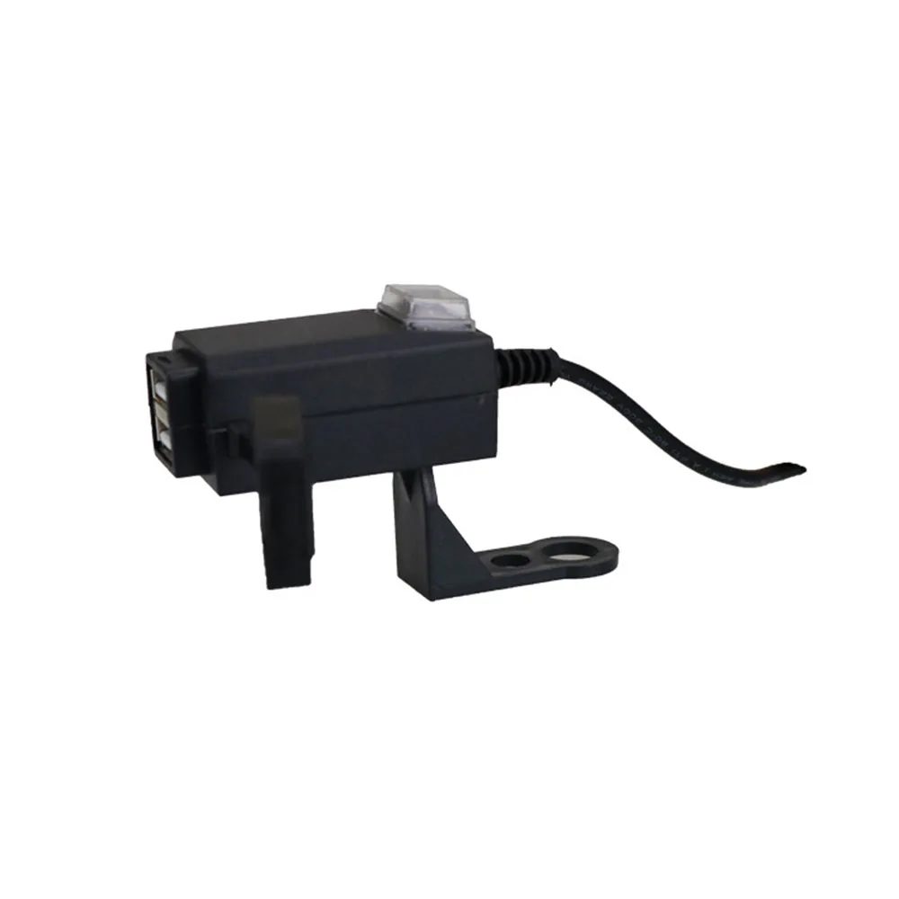 Black QC 3.1A Dual USB 9-12 V Waterproof Motorbike Motorcycle Handlebar Charger Adapter Power Supply Socket For Mobile Phone | Автомобили