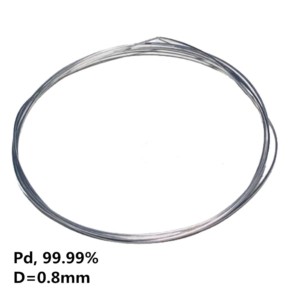

Palladium metal Wire 99.99% Element Pd Pure Diameter 0.8mm