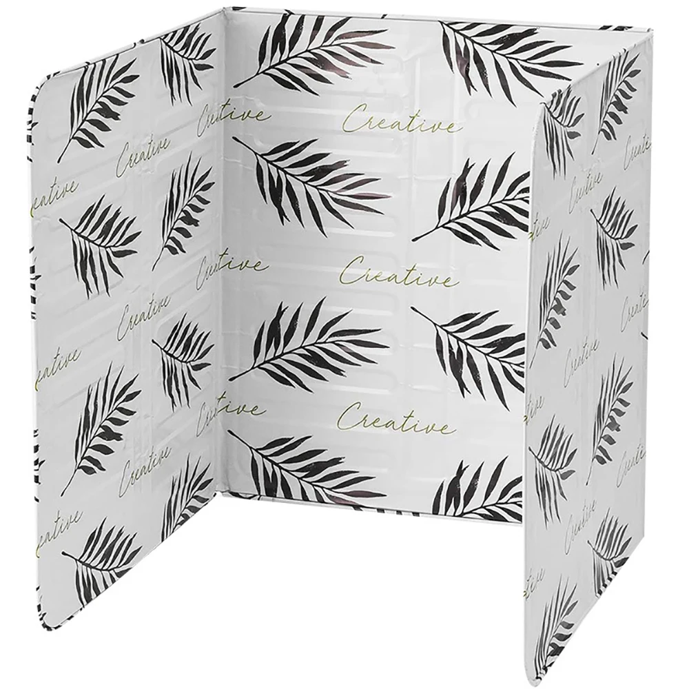 

Hot Kitchen Frying Pan Oil Splash Protection Screen Gas Stove Splash Proof Windproof Shield Shroud Separator Splash Guard Tool