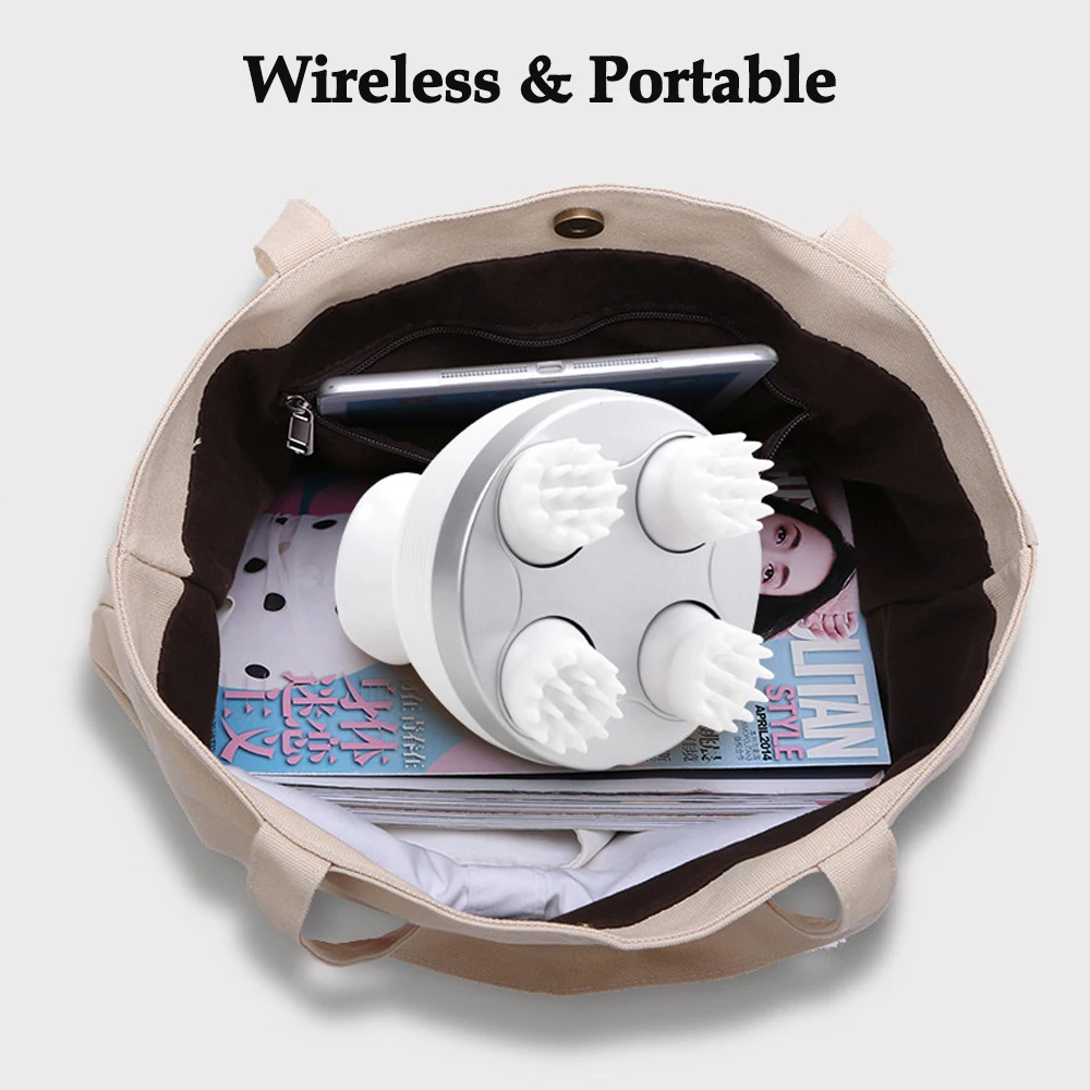 

Electric Head Massager Scalp Stress Relieve Fatigue Health Care Kneading Shoulder Neck Body Massage Relax Machine Dropshipping