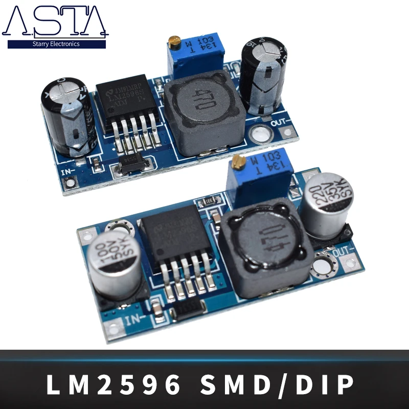 LM2596S LM2596 ADJ DC понижающий модуль 5V/12V/24V Регулируемый Напряжение регулятор