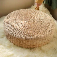 30cm 40cm tatami cushion meditation cushions round straw weave handmade pillow floor chair seat mat home decor