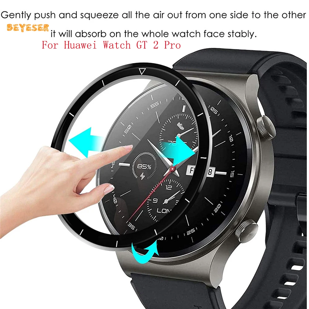 

3D Composite Protective Film Cover For Huawei Watch GT 2 Pro Smartwatch Fibre Full Screen Protector Replacement Protection Case