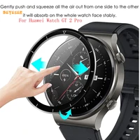 3d composite protective film cover for huawei watch gt 2 pro smartwatch fibre full screen protector replacement protection case