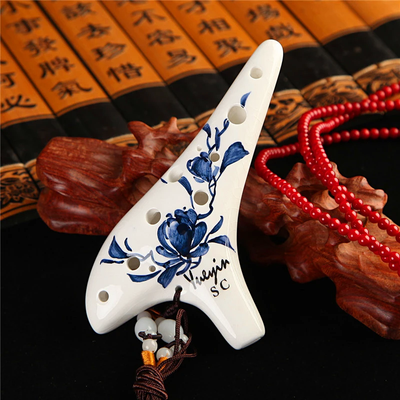 12 отверстий Ocarina flute с сумкой Alto C/ Soprano C/G ocarina of time okарина orff instruments ocarins народные