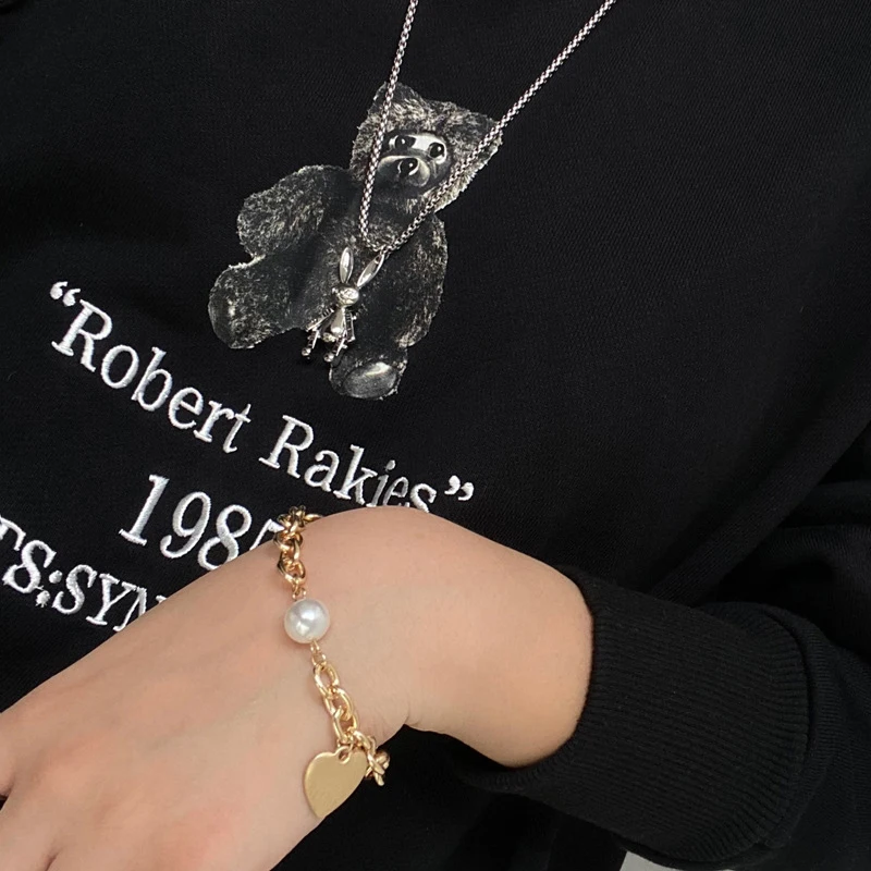 

Heart-shaped bracelet for women ins style love letter bracelet jewelry hand decoration ornaments accessories