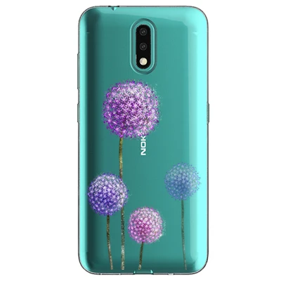 Мягкий ТПУ чехол-бампер с кристальным принтом для Nokia 2 3 силиконовый