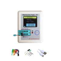 multifunctional transistor tester lcr tc1 full color graphic display with battery tft diode triode capacitance meter