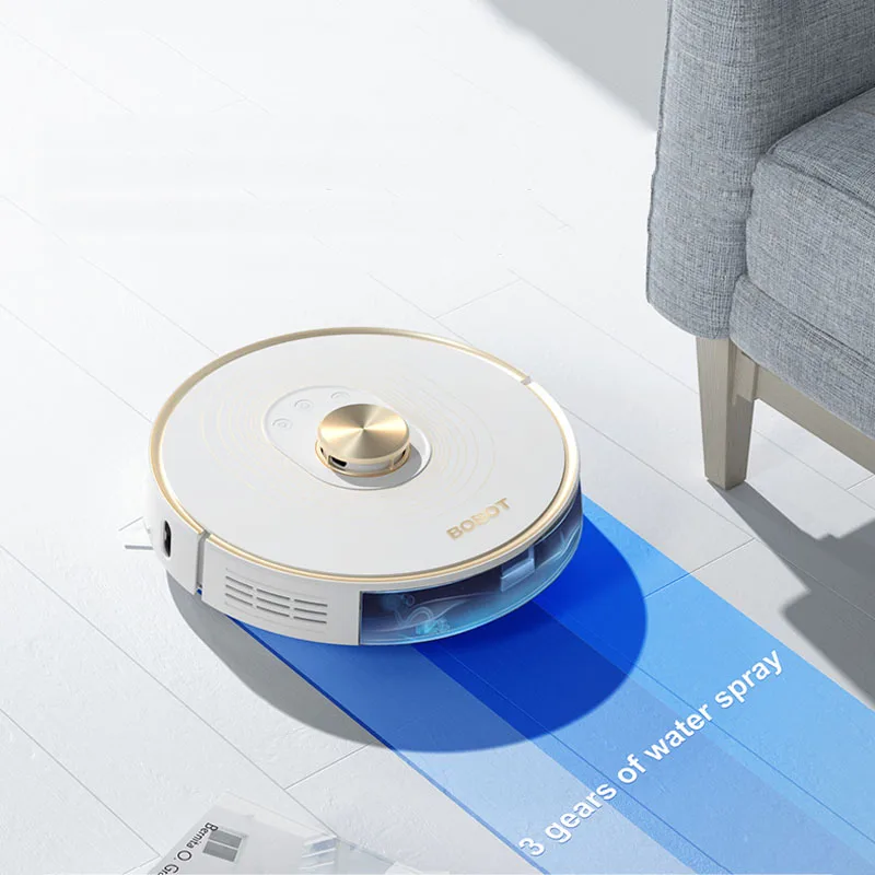 Робот пылесос BOBOT NAVI 302 2020 2700 па Мощное всасывание 380 мл большой резервуар для воды