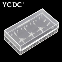 ycdc fit 2 18650 lithium battery storage box for rechargeable batteries hard bag cover cells hard plastic case accumulator