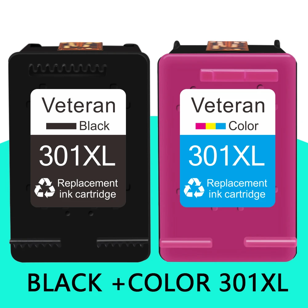 Veteran переработанный картридж для чернил совместимый с принтером HP 301 301XL Ink DeskJet 1050