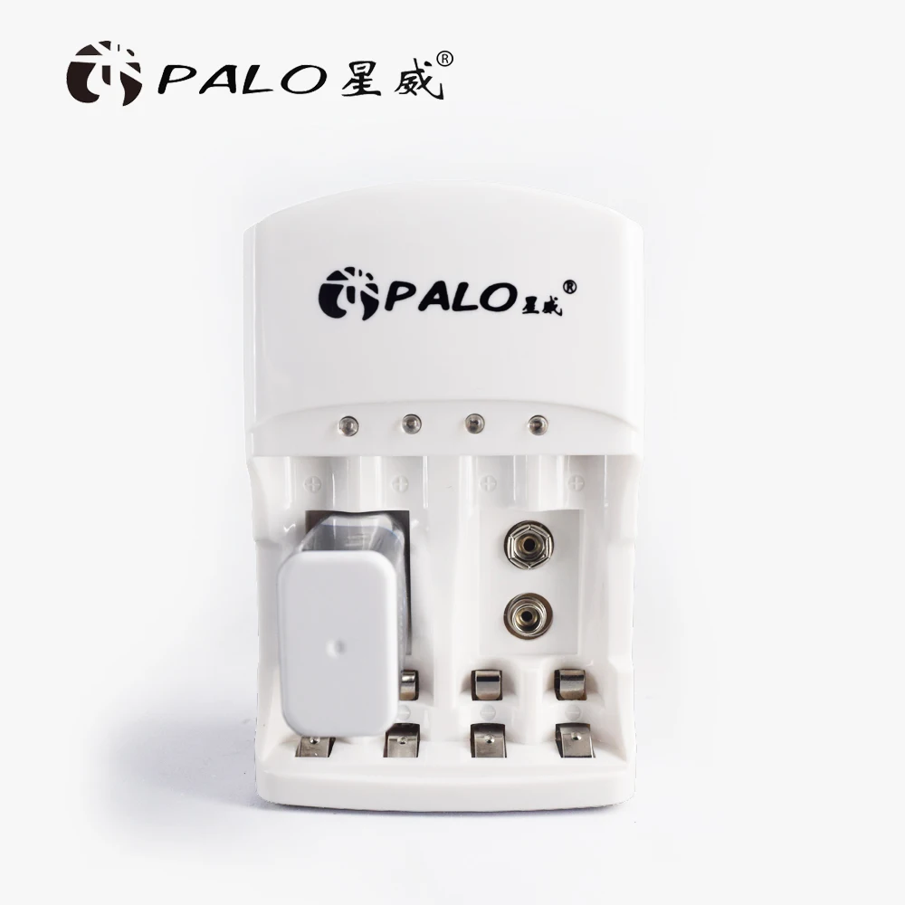 PALO aa aaa 2a 3a 9V зарядное устройство электрическая Зарядка для 1,2 V aa aaa 9v(6F22) Ni-MH аккумуляторы
