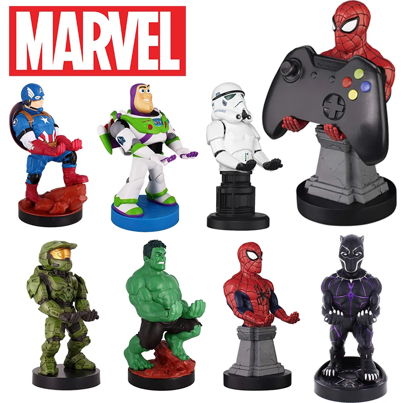 

Marvel Iron Man Star Wars Spider Man Stand Holder For Phone Stand Game Console Stand Resin Creative Bracket for Birthday Gift