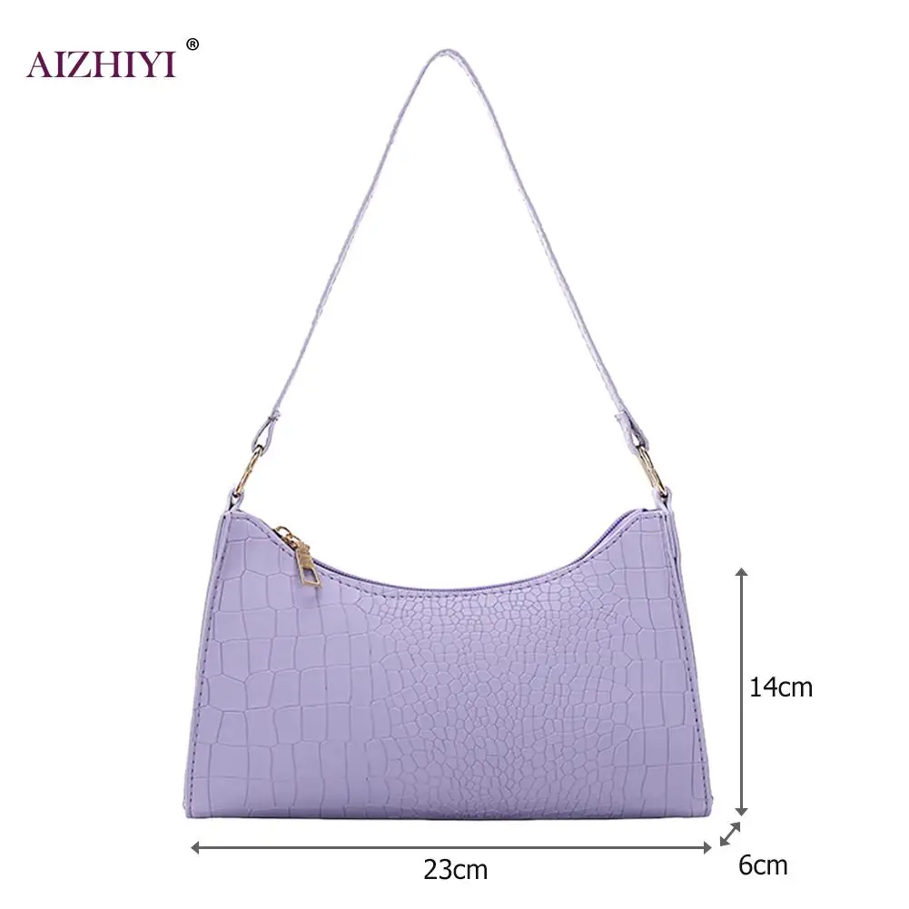 

Youth Ladies Simple Versatile Bag Women Solid Color PU Leather Handbags Totes Lady Daily Shopping Shoulder Bags