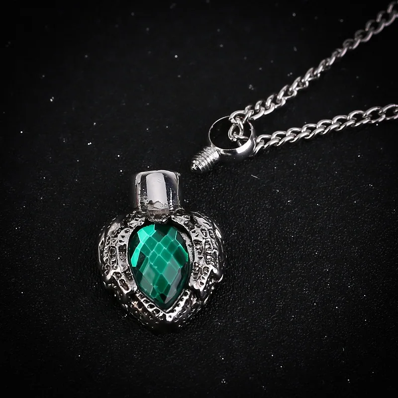 13 стильные подвески сердечко Кремация ниспадающее ожерелье на шею пепельница