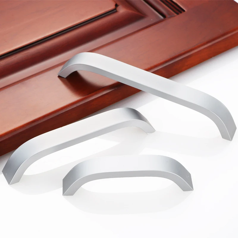 Простая ручка для шкафа из алюминиевого сплава двери и выдвижной Современный