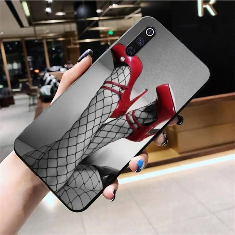 Роскошный красный чехол на высоком каблуке для Huawei Honor 30 20 10 9 8 8x 8c v30 Lite view pro |