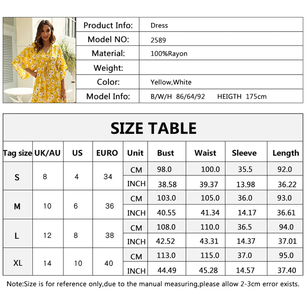 

Womens Boh Belt Wave Flower Printing Half Sleeve Dress Fashion Sexy Dress
