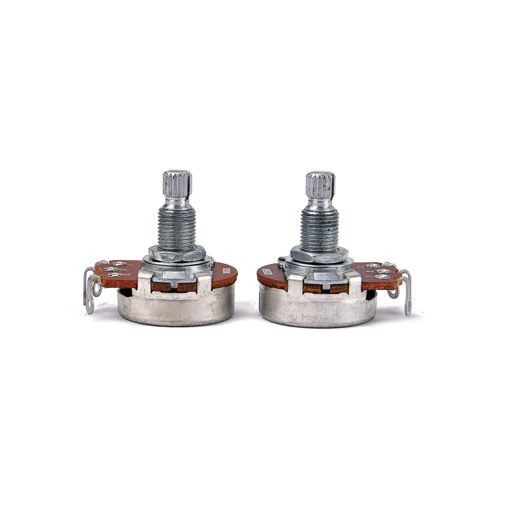 

2 Pieces Durable B250K Audio Volume Tone Pot Musical Instrument Accessory 1.22x1.14x0.94inch