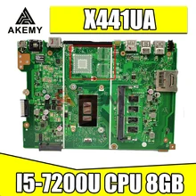 X441UA mainboard I5-7200U CPU 8GB RAM For ASUS X441UA X441UV X441UB X441UQ X441U A441U F441U Laptop Motherboard tested full ok