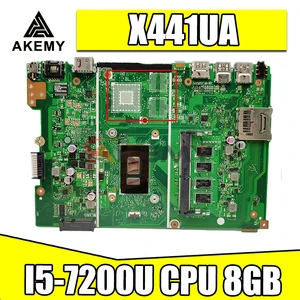 x441ua mainboard i5 7200u cpu 8gb ram for asus x441ua x441uv x441ub x441uq x441u a441u f441u laptop motherboard tested full ok free global shipping