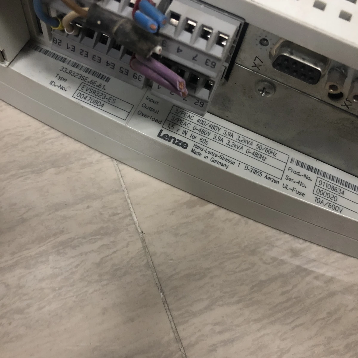 

Lenze Brake Chopper EMB9351-E EMB 9351 E Brake Module Used