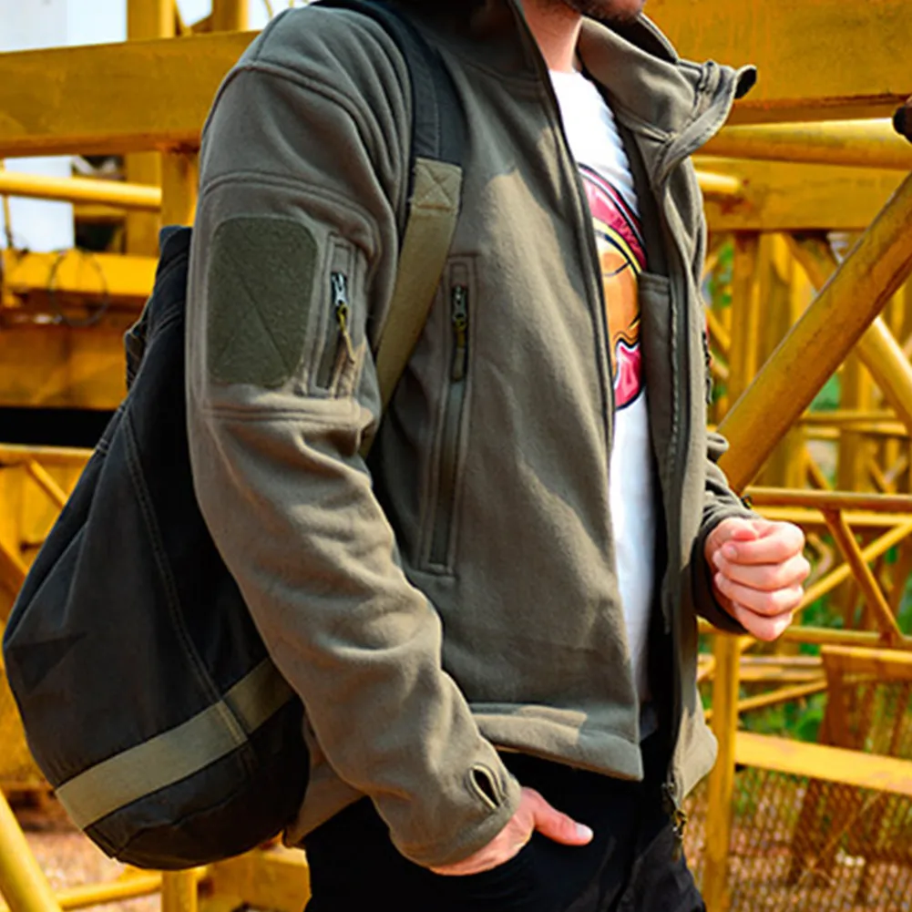 Новая военная тактическая уличная мягкая оболочка флисовая куртка мужская