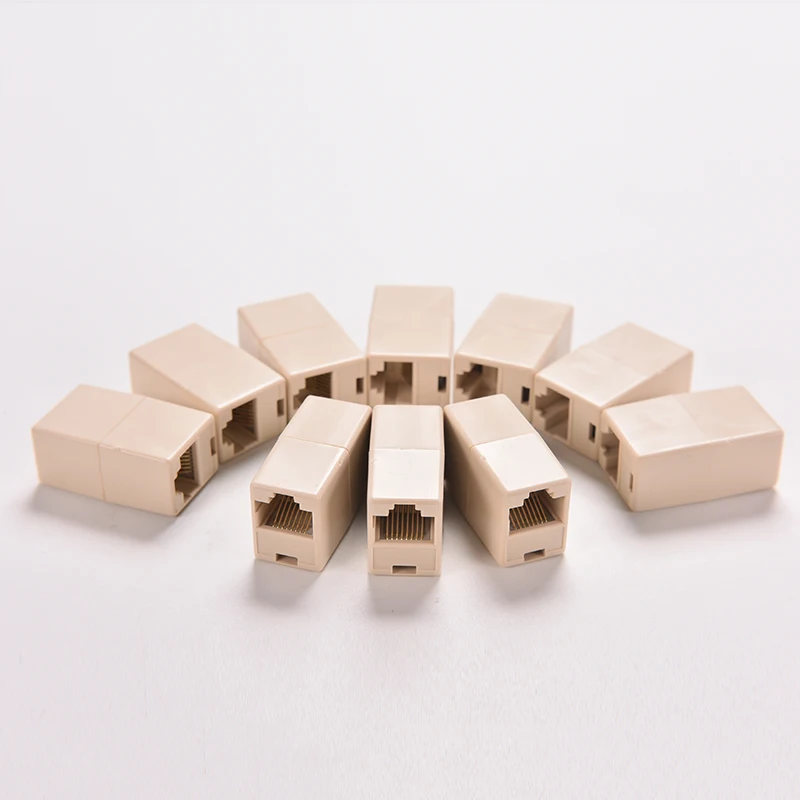 Новый универсальный RJ45 Cat5 8P8C соединитель муфта для расширения широкополосной