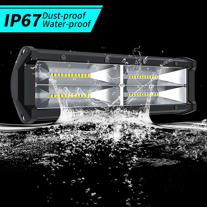 1 шт. СВЕТОДИОДНЫЙ грузовик грузовых автомобилей и работа светильник 144W Trinity