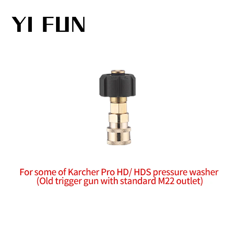Adapter For High Pressure Washer Machine Quick Connector 1/4