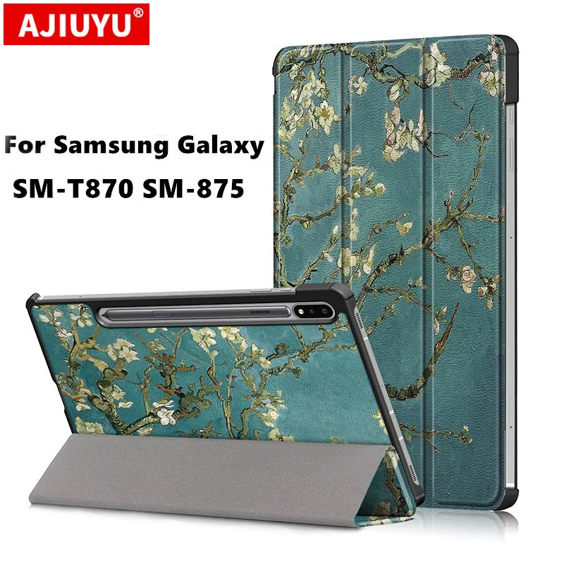 Чехол для Samsung Galaxy Tab S7 11 2020 дюйма искусственная кожа защитный чехол подставка