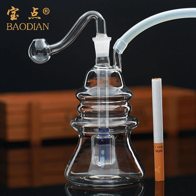 

Glass circulating filter Mute water sand filter health smoking pipes hookah set L