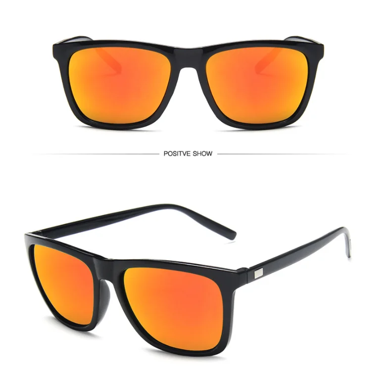 

Солнцезащитные очки ZAOLIHU с красными зеркальными линзами для мужчин и женщин, ретро квадратный дизайн, солнечные очки UV400, летние оттенки, для...