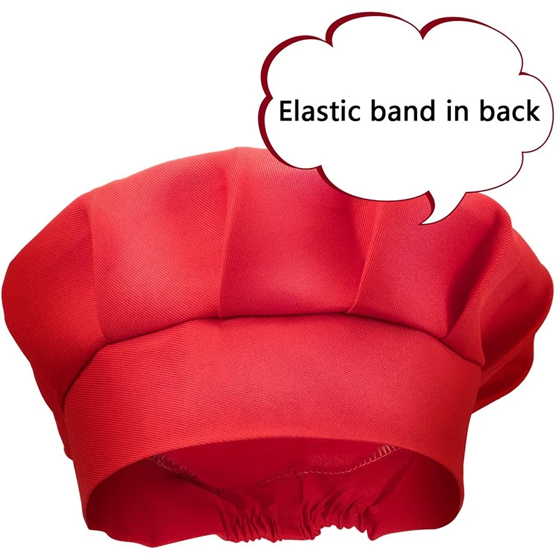 8 шт Детский фартук и шеф-повара шляпа набор регулируемый с 2 карманами для кухни |