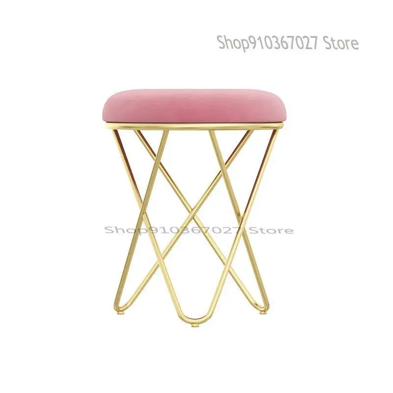 Сетчатый красный туалетный столик стул для макияжа современный минималистичный
