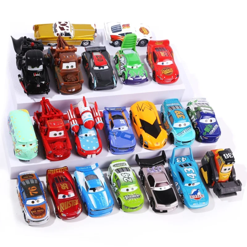 S 2 3 Lightning Mcqueen Jackson Storm The King Diecast Metal Car Model Toy For Boy Birthday Gift