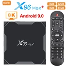 ТВ-приставка X96 Max Plus, Android 9,0, Amlogic S905x3 8K, 4 + 64 ГБ, 24fps, Youtube, PK X96 Max